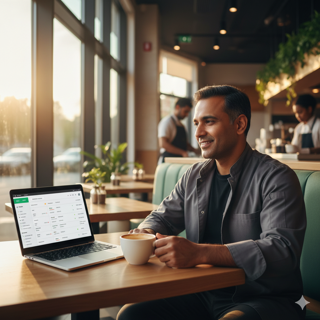 Small business owner growing their revenue with ShiftLab automation